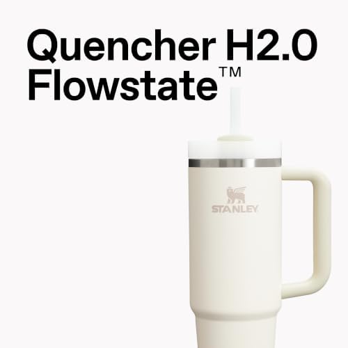 STANLEY Quencher H2.0 Flow State Tumbler, 40 oz, Peony