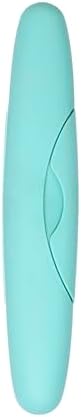 RADIUS Toothbrush Travel Case for Standard Brush, BPA-Free Recycled Plastic, Portable for Bathroom, School, Home, Camping (Mint Green, 8.25H - 1.38W - 1.75L (in))