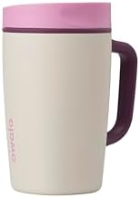 Owala SmoothSip Slider Stainless Steel Insulated Travel Mug with Handle, 100% Leak Proof, For Hot and Cold Drinks, Travel Friendly with Sliding Lock Lid, BPA Free, 12 oz, Daybreak