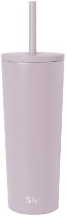 Simple Modern Iced Coffee Tumbler, Insulated | 24oz | Lavender