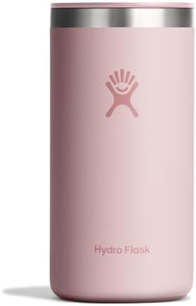 Hydro Flask Travel Coffee Cup – Insulated Stainless Steel, Non-Spill, Leak Resistant to-Go Tumbler 16 Oz Trillium Pink