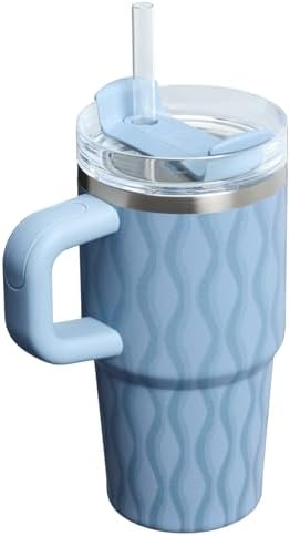 STANLEY Quencher H2.0 Flow State Tumbler, 20 oz, Slate Blue Drift