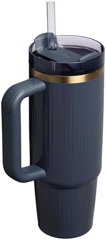 STANLEY Quencher H2.0 Tumbler with Handle and Straw 30 oz | Flowstate 3-Position Lid | Cup Holder Compatible for Travel | Insulated Stainless Steel Cup | BPA-Free | Fluted Twilight