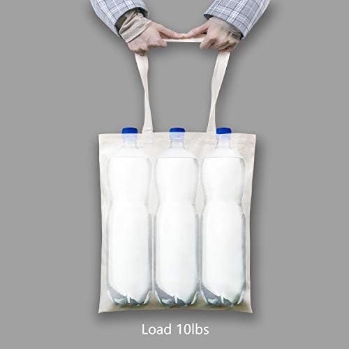 TOPDesign 192-Pack Economical 16"x15" Cotton Tote Bags, Lightweight Medium Reusable Grocery Shopping Cloth Bags, Suitable for DIY, Advertising, Promotion, Gift, Activity