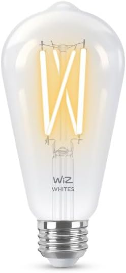 WiZ Clear 60W ST19 Tunable White Filament LED Smart Bulb