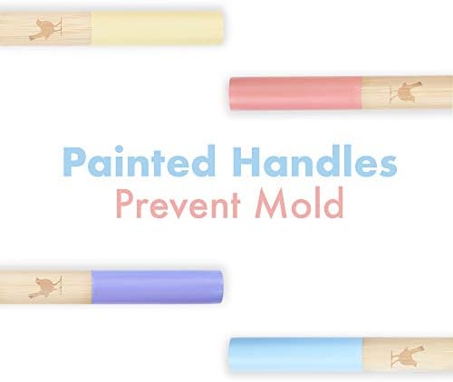 Kids Bamboo Toothbrush with Soft Bristles