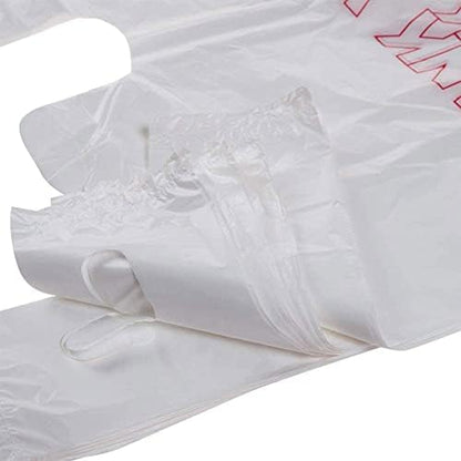 TashiBox 400Ct Plastic Bags with Handles, Thank You Bags