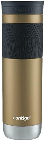 Contigo Byron 2.0 Stainless Steel Travel mug with Snapseal Lid and Grip, 24oz, Chardonnay, BPA Free and Leak Proof
