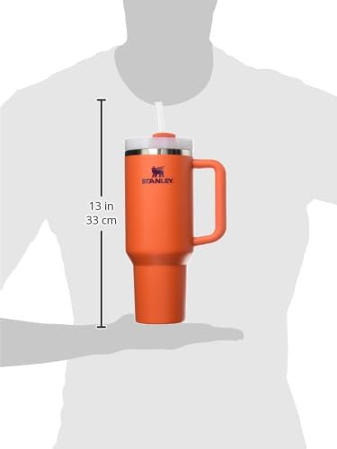 STANLEY Quencher H2.0 Flow State Tumbler, 40 oz, Tigerlily Plum
