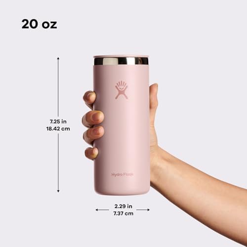 Hydro Flask Travel Coffee Cup – Insulated Stainless Steel, Non-Spill, Leak Resistant to-Go Tumbler 20 Oz Beachplum Purple