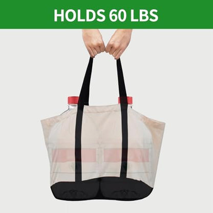 Large Canvas Tote Bag for Women, Shopping Bags for Groceries with Pockets