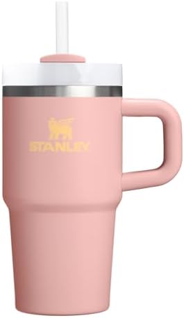 STANLEY Quencher H2.0 Flow State Tumbler, 20 oz, Peach Rose