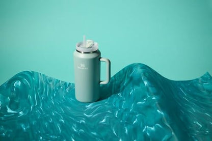 STANLEY Quencher H2.0 Flow State Tumbler, 64 oz, Seafoam
