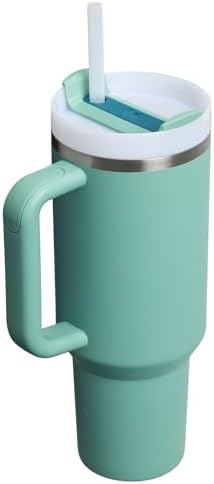 STANLEY Quencher H2.0 Flow State Tumbler, 40 oz, Spring Green