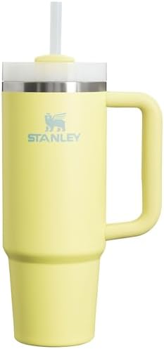 STANLEY Quencher H2.0 Tumbler with Handle and Straw 30 oz | Flowstate 3-Position Lid | Cup Holder Compatible for Travel | Insulated Stainless Steel Cup | BPA-Free | Pomelo