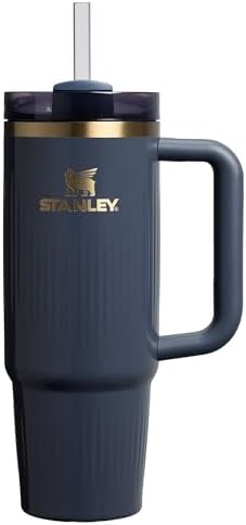 STANLEY Quencher H2.0 Tumbler with Handle and Straw 30 oz | Flowstate 3-Position Lid | Cup Holder Compatible for Travel | Insulated Stainless Steel Cup | BPA-Free | Fluted Twilight