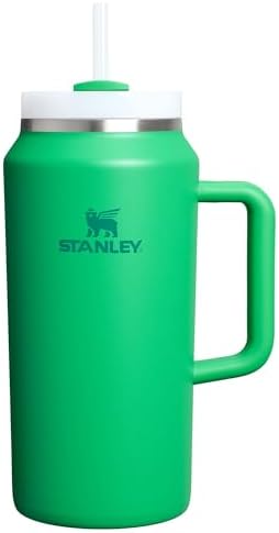 Stanley Quencher H2.0 Tumbler with Handle & Straw 64 oz | Flowstate 3-Position Lid | Large Capacity for Travel & Sports | Insulated Stainless Steel Cup | BPA-Free | Meadow