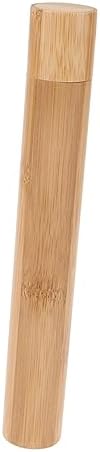 Bamboo Toothbrush Tube Case Handmade Vintage Portable Travel Holder