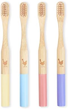 Kids Bamboo Toothbrush with Soft Bristles