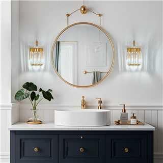 BBLLWJ Modern Wall Sconces Set of Two Gold Wall Sconces Indoor Wall Lamp