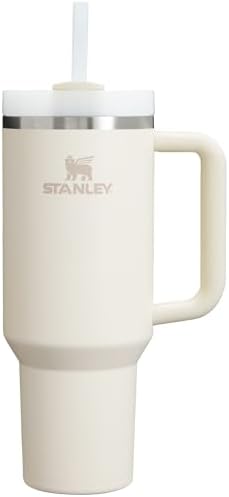 STANLEY Quencher H2.0 Flow State Tumbler, 40 oz, Cream 2.0