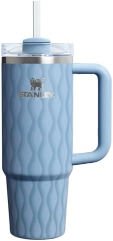 STANLEY Quencher H2.0 Flow State Tumbler, 30 oz, Slate Blue Drift