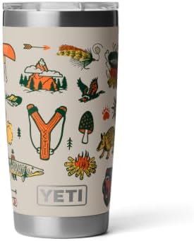 YETI Rambler 20 oz Stainless Steel Vacuum Insulated Tumbler w/MagSlider Lid