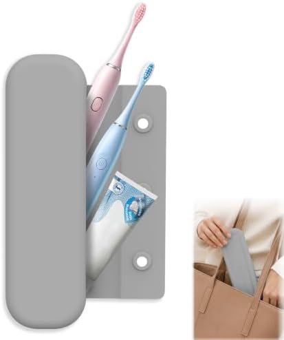 Silicone Toothbrush Travel Case, Pro Large Toothbrush Cover for Traveling