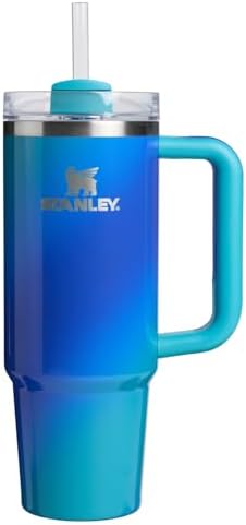 STANLEY Quencher H2.0 Flow State Tumbler, 30 oz, Sea Glass Aura