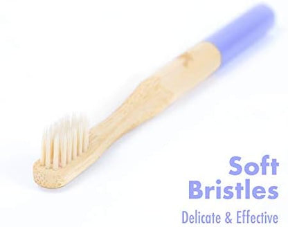 Kids Bamboo Toothbrush with Soft Bristles