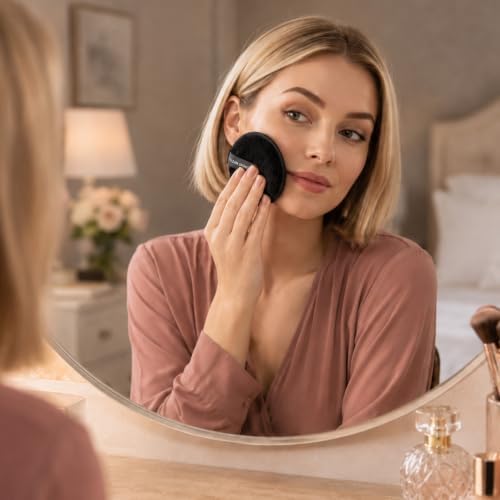 6 Pcs Double-Sided Facial Cleansing Pads Reusable Makeup Remover Pads