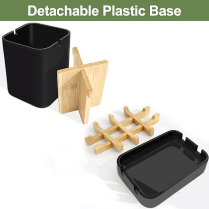 Toothbrush Holders and Soap Holder Set, Bathroom Accessories Countertop