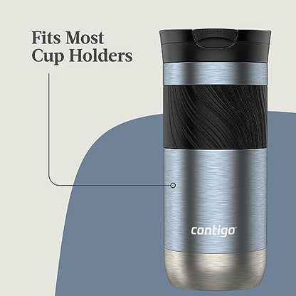 Contigo Byron Vacuum-Insulated Stainless Steel Travel Mug with Leak-Proof Lid