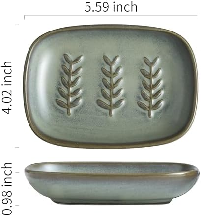 Miamolo Bar Soap Holder for Shower, Soap Dish for Bathroom, No Mushy Soap
