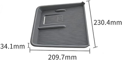 Centre Control Wireless Charging Mat for Toyota Bozhi 3X bz3x 2025 Full Cover pad Non-Slip Silicone Mat Wireless Charger Mat Accessories (Black)
