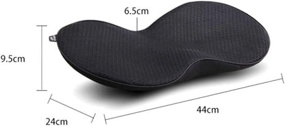 Comfortable Memory Foam Car Seat Cushion with Lumbar Support for Long Road Trips and Office Days
