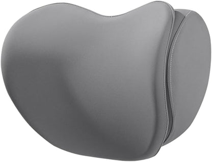 Car Headrest Lumbar Support Cushion for VW Golf VIII VI V IV III II I Mk 8 7 6 5 4 3 R GTE/GTI/GTD/Clubsport 45, Memory Foam Relieve Fatigue Breathable Car Seat Neck Pillow,Grey-Headrest