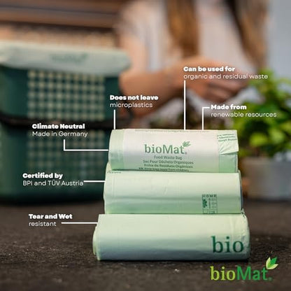 bioMat 33-35 Gallon Compostable Food Scrap Bags, 20 Count