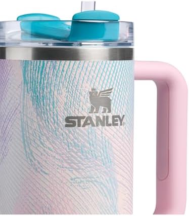 STANLEY Quencher H2.0 Flow State Tumbler, 30 oz, Sea Glass Plume