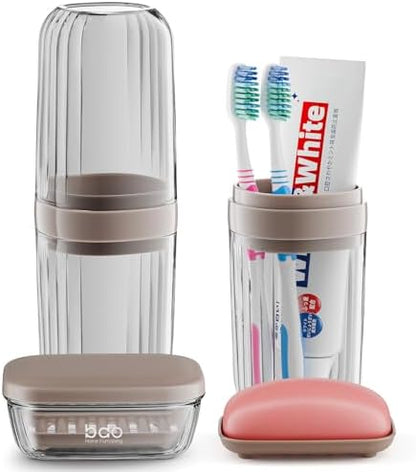 VITVITI Bar Travel Soap Case Container, Portable Travel Toothbrush Case