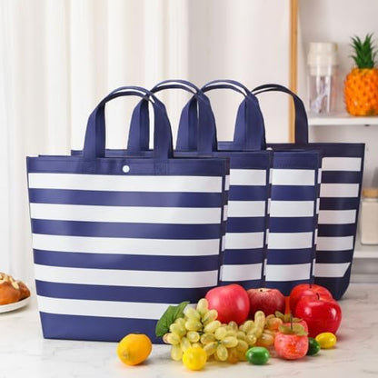 Paterr 100 Pcs Reusable Shopping Bags Bulk