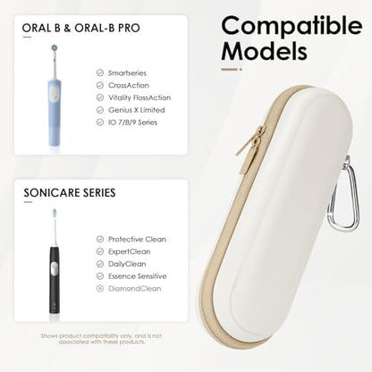 Electric Toothbrush Case Compatible with Oral B/Oral-B Pro/Philips Sonicare