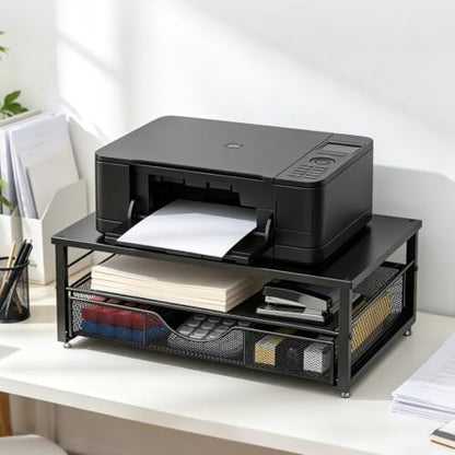 gianotter Computer Monitor Stand Riser with Drawer