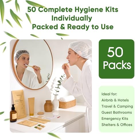 25 Sets Personal Hygiene Kit Bulk Travel Size Toiletry Kit