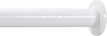 Ivilon Tension Curtain Rod - Spring Tension Rod for Windows or Shower, 24 to 36 Inch. White