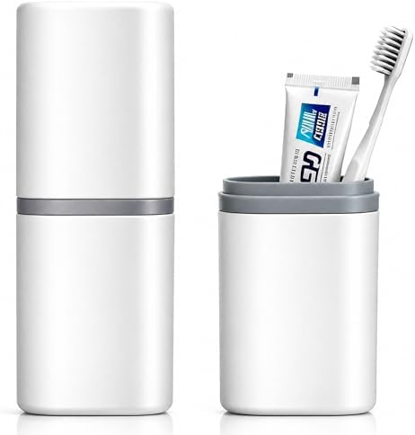 2 in 1 Portable Toothbrush & Toothpaste Travel Case