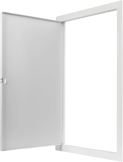 12" x 20" White Metal Access Panel. Service Shaft Door Panel. Plumbing