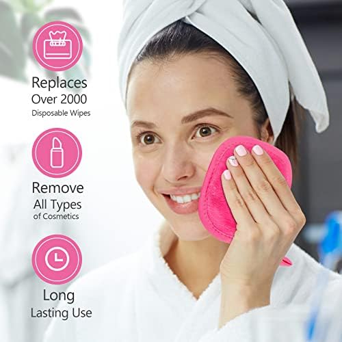 Orighty Makeup Remover Cloths, 24 Pack Makeup Eraser Cloth, 5 x 5 Inch