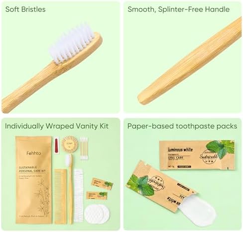 25 Sets Personal Hygiene Kit Bulk Travel Size Toiletry Kit