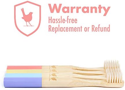 Kids Bamboo Toothbrush with Soft Bristles